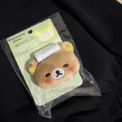 リラックマストア店長 ぬいぐるみバッジ　ぽかぽか店長