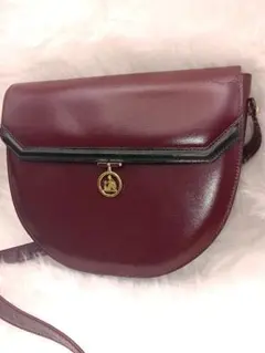 LANVIN　レザー ショルダーバッグ