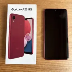 Samsung Galaxy A23 5G 本体 レッド