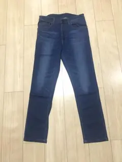 ユニクロ　メンズ　ストレッチ　スキニーフィットジーンズ　ネイビー