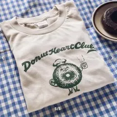 ドーナツハートクラブ Mr.Donut Heart Tee レトロ　Tシャツ