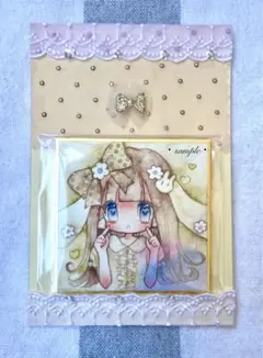 創作◯ドットリボンおめかし①◯