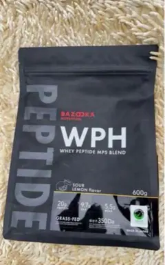 BAZOOKAニュートリションWPH　ホエイペプチドMPSブレンドサワーレモン味