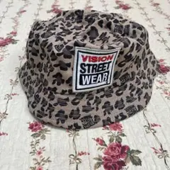 VISION STREET WEAR ヒョウ柄ハット FREEキッズ新品未使用