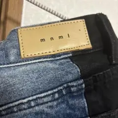 mnml スキニーデニム デニムブルー ブラック