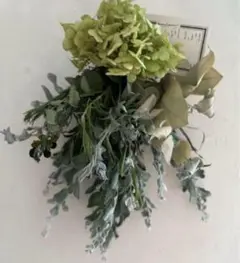スワッグ　ドライフラワー　ローズマリー　アナベル 紫陽花　ユーカリ　ラベンダー
