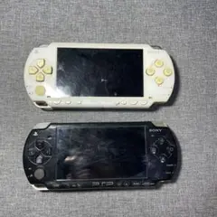 PSP本体 ホワイト ブラック 2台セット