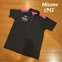 Mizuno NXT ミズノ　ポロシャツ ブラック ピンク　L