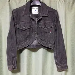モスキーノ デニムジャケット (ブラックデニム) 9号
