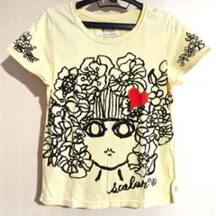 Scalar デザインTシャツ スカラーちゃん柄 女の子　 girl イエロー