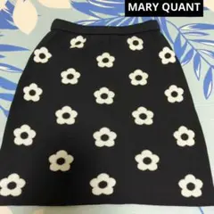 MARY QUANT　マリークワント　ニットスカート黒