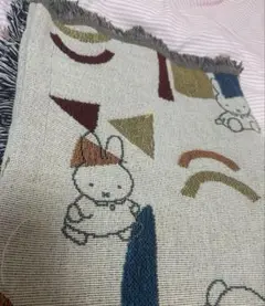 ミッフィー　ジャガードブランケットL スタディオクリップコラボ
