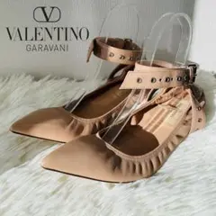 【希少デザイン】VALENTINO GARAVANI フラットシューズ 38