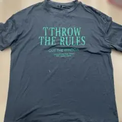THROW THE RULES Tシャツ ダークグレー