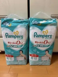 Pampers たっちパンツ Mサイズ 52枚 × 2セット