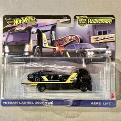 2台セット　ヤマダ電機限定ホットウィールトランポ ローレル レジェンドツアー 日本車！旧車！日産『ローレル』2000 SGX 【ミニカー 新製品
