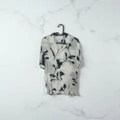 ZARA 花柄 半袖シャツ リラックスフィット　 人気商品　廃盤品
