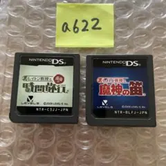 a622 レイトン教授と時間旅行 & 魔神の笛 セット