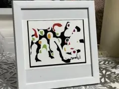 artist naoki 抽象画 カラフル画 ハガキサイズパネル入り