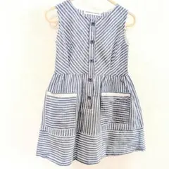 BeBe ストライプ ワンピース 100