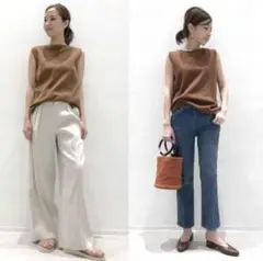 アパルトモンドゥーズィエムクラス N/S KNIT ノースリーブニット