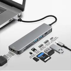 USBハブ USB ウルトラスリム 6-in-1 マルチポート