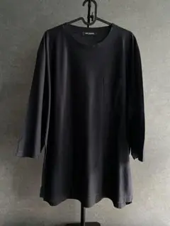 【超美品】ナノユニバース　オーバーサイズ七部袖ポケットTシャツXLサイズ