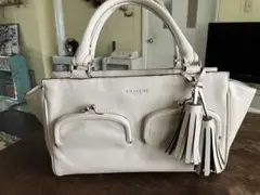 COACH ホワイトレザー がま口ポケット