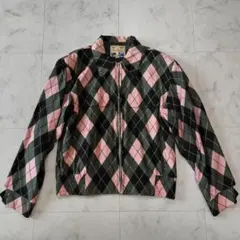 Dry Bones レーヨンギャバジャン アーガイル 50s M ロカビリー Dry Bones レーヨンギャバジャン アーガイル 50s M ロカビリー