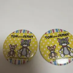 トムとジェリー 缶バッジ 2個セット
