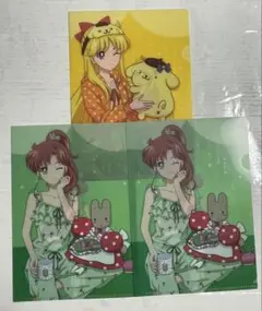 セーラームーンサンリオコラボクリアファイル3枚まとめ売り