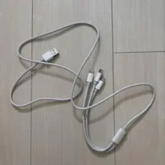 USB充電ケーブル Lightning/USB-C/Micro USB