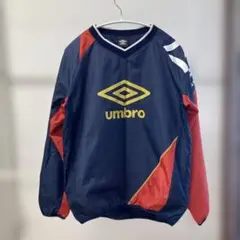 umbro ピステ ネイビー/レッド ゲームシャツ アンブロ