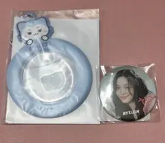 ITZYリュジン2025JYPポップアップストア缶バッジ&ケース