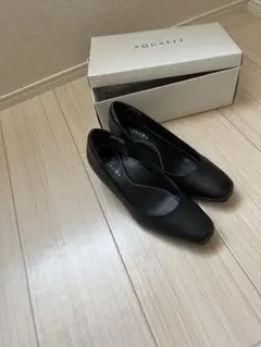 AQUAFIT ブラックパンプス