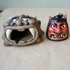 鬼の民芸品　2点セット