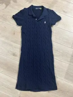 Polo Ralph Lauren ネイビー 半袖ワンピース M