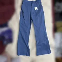 未使用 青色 レディース ゴルフパンツ S