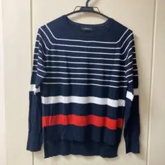 ZARA ボーダー　ニットセーター薄手　 S