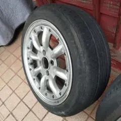 あゆマークⅠ 4穴100スピードスターSSRホイール2本ワタナベハヤシ タナベ/SSR スピードスターマーク2/アルミホイール2本①（当時物