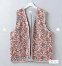 roku SASHIKO MOTIF JACQUARD VEST