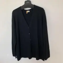 バーバリー 黒カーディガン Fサイズ