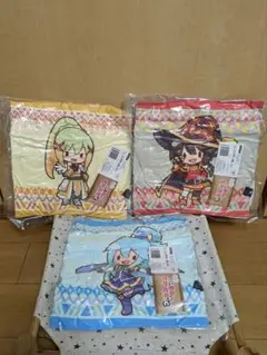 結*樹様 未開封　おりきゃら　このすば　ダクネス　超大バスタオル　4552 今治謹製 さくら紋織 バスタオル1枚・フェイスタオル1枚セット