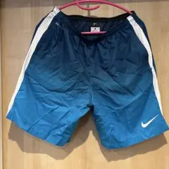 極美品Nike DRI-FIT 青 グラデーションショートパンツLサイズ
