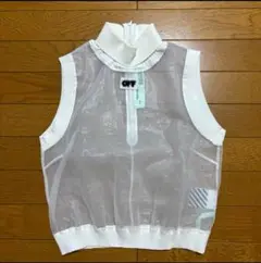 OFF-WHITE メッシュ ハイネック ノースリーブ