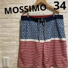 MOSSIMO モッシモ　ハーフパンツ　アメリカ星条旗　メンズパンツ　サイズ34