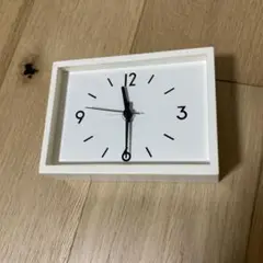 無印良品　目覚まし時計　アイボリー