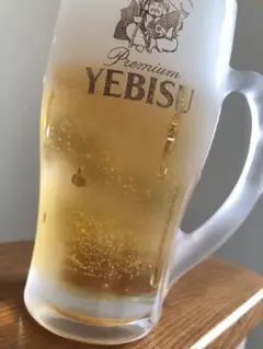 食品サンプル　ビール　サッポロビール　水滴付き