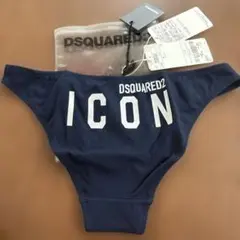 DSQUARED2 icon レディース　ブリーフ　ネイビー
