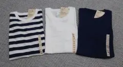 未使用品タグ付き 無印良品 110cm Tシャツ 3枚セット